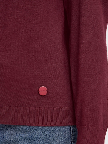 Oxmo Gebreid vest ' OXAIDA ' in Rood