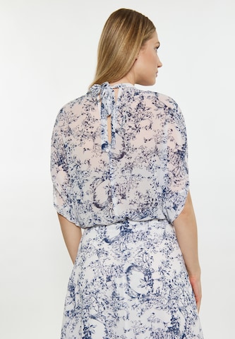 DreiMaster Klassik Bluse in Blau