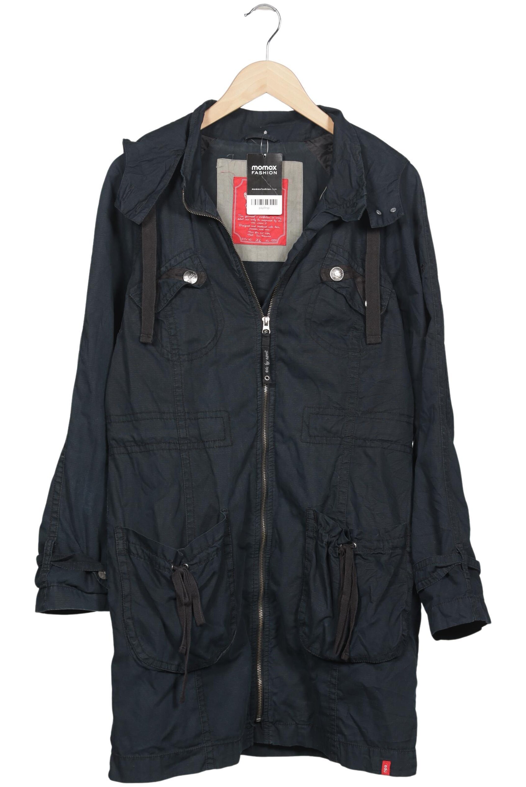 EDC BY ESPRIT Jacket & Coat in XL in Blue: front