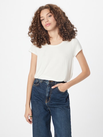 CULTURE - Camiseta 'Poppy' en blanco: frente