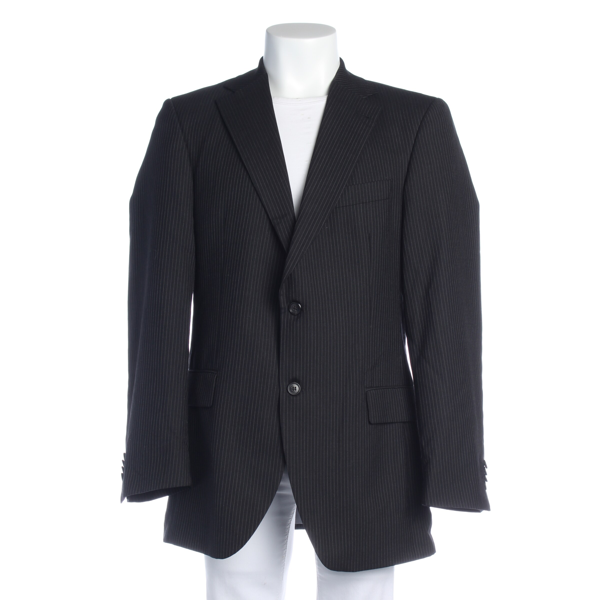TOMMY HILFIGER Suit Jacket in M in Black: front