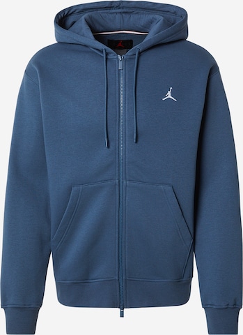 Jordan Sweatjacke 'BRKLN' in Blau: Vorderseite