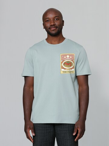 T-Shirt 'Tarot The Pasta' Watapparel en vert : devant