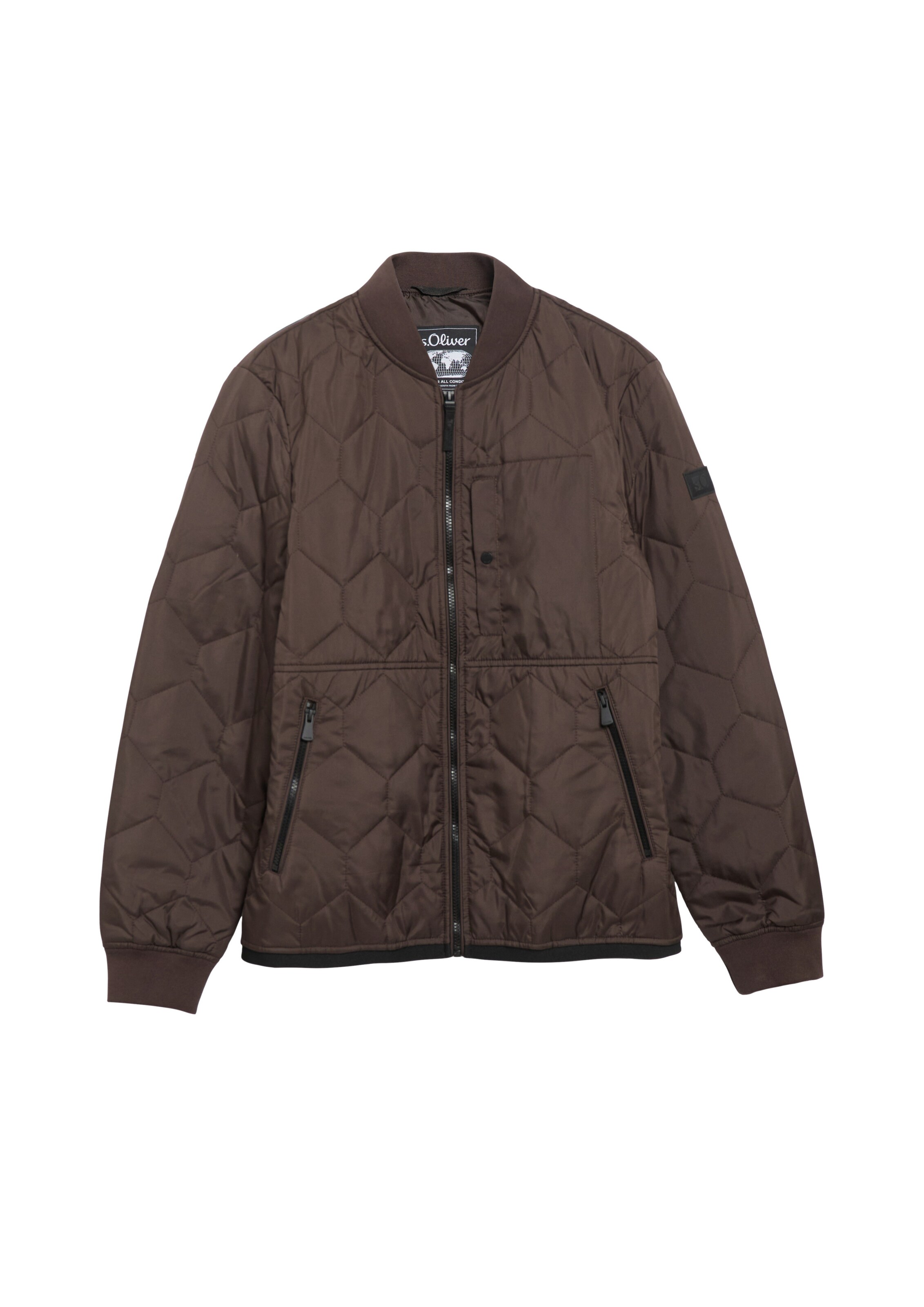 s.Oliver Jacke in Braun: Vorderseite