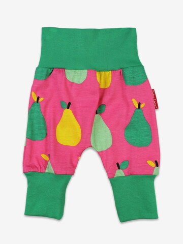 Toby Tiger Regular Pants 'Birnen-Druck' in Pink: front