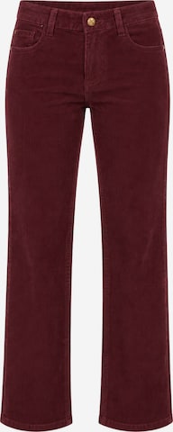 Regular Pantalon Elara en rouge : devant