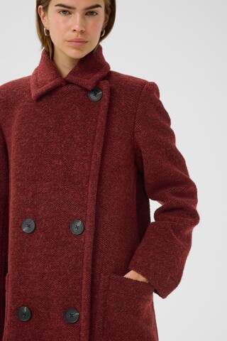 InWear Between-seasons coat 'YumIW DB ' in Red