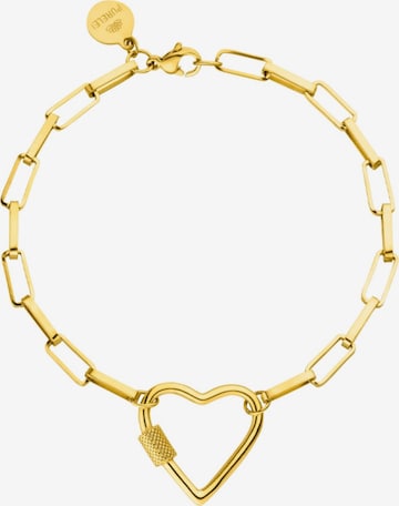 Bracelet 'Palekana Heart' PURELEI en or : devant