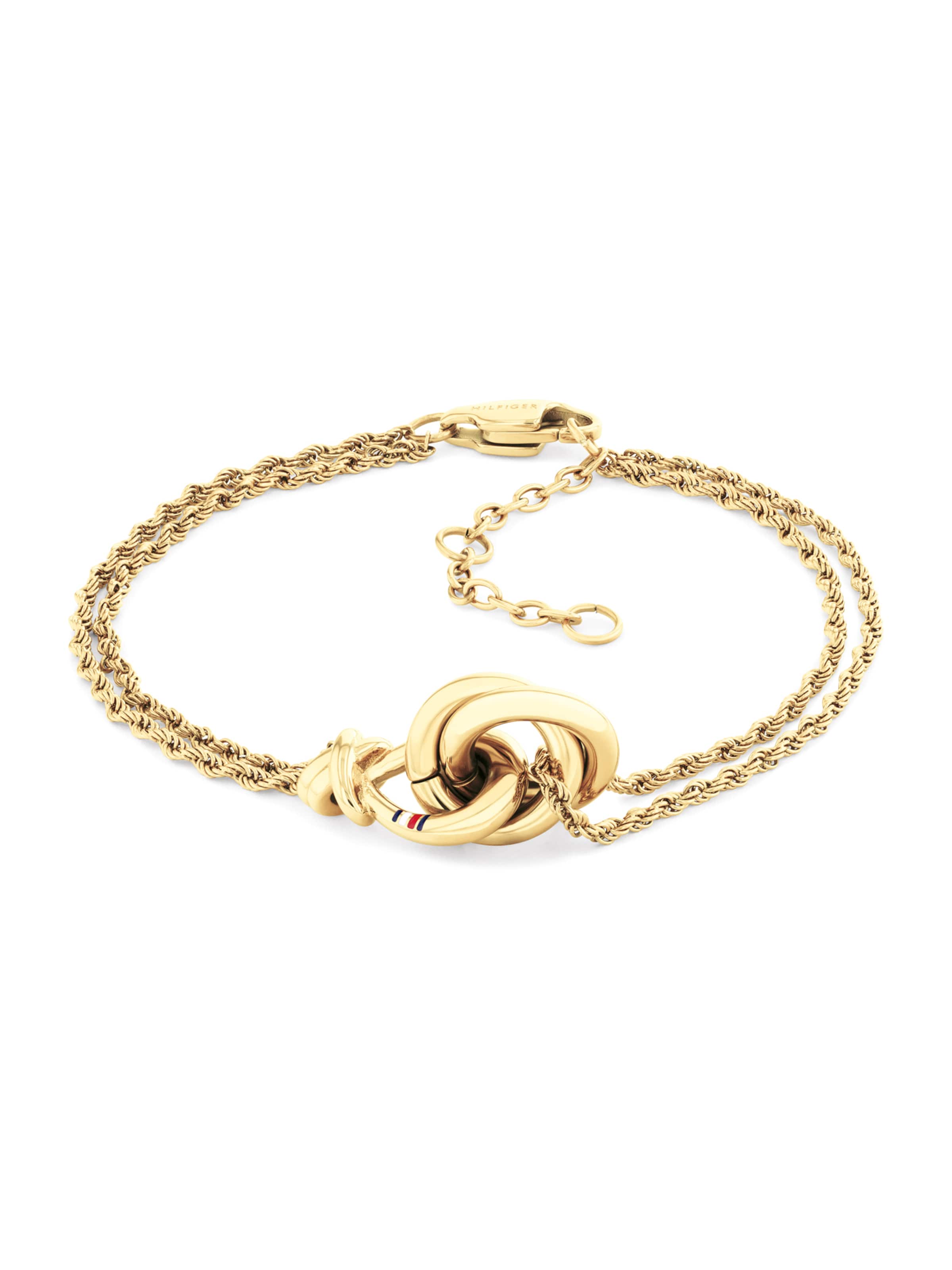 TOMMY HILFIGER Karkötő - arany: elől