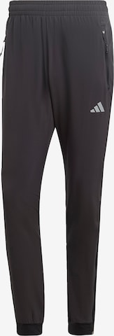 ADIDAS PERFORMANCE Regular Workout Pants 'Fast Tko' in Black: front