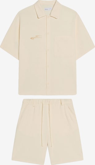 Bershka Juoksupuku koossa XS värissä beige / luonnonvalkoinen, Tuotenäkymä