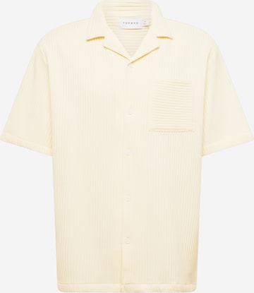 TOPMAN - Comfort Fit Camisa em bege: frente