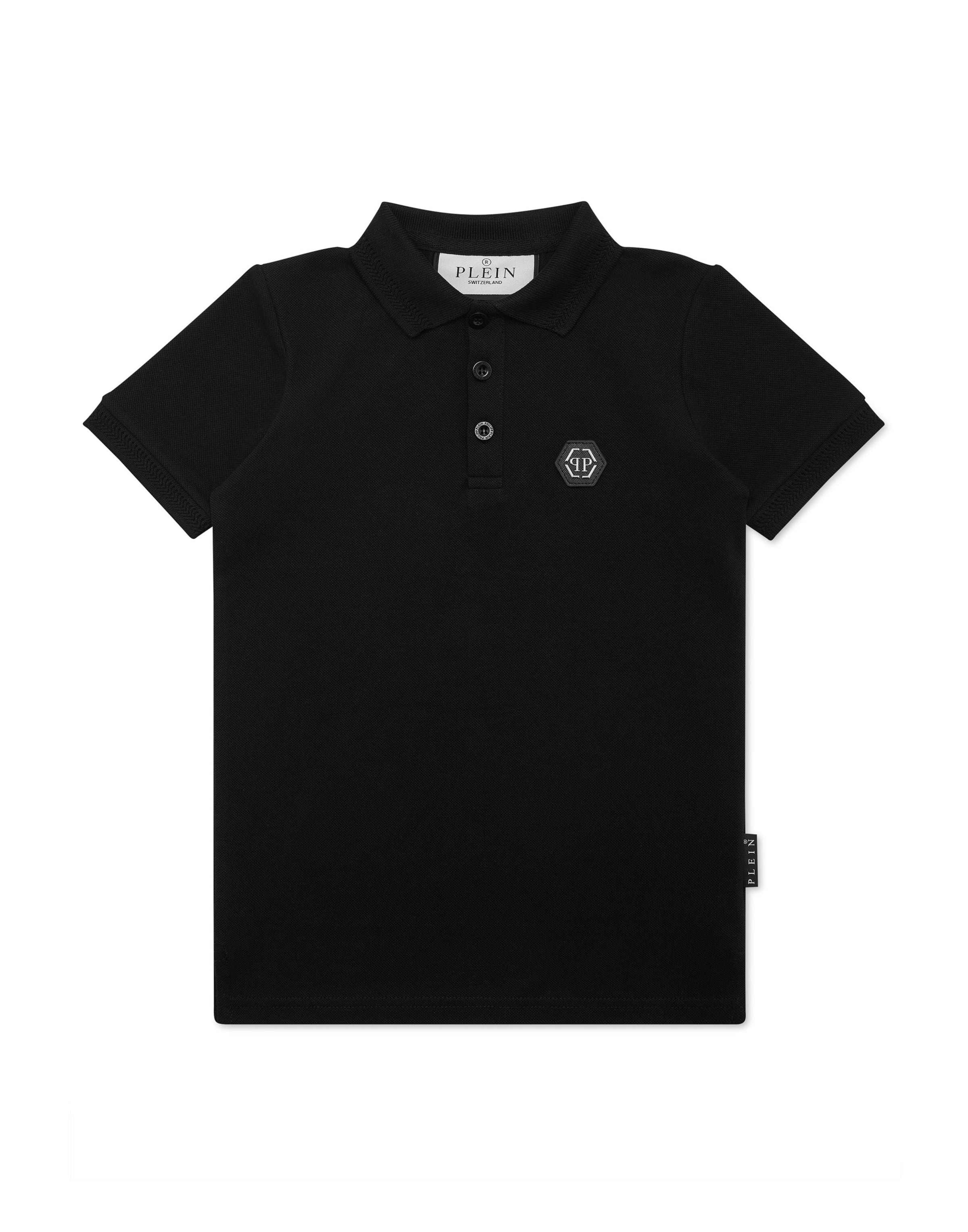 Philipp Plein - Camiseta 'Teddy' en negro: frente