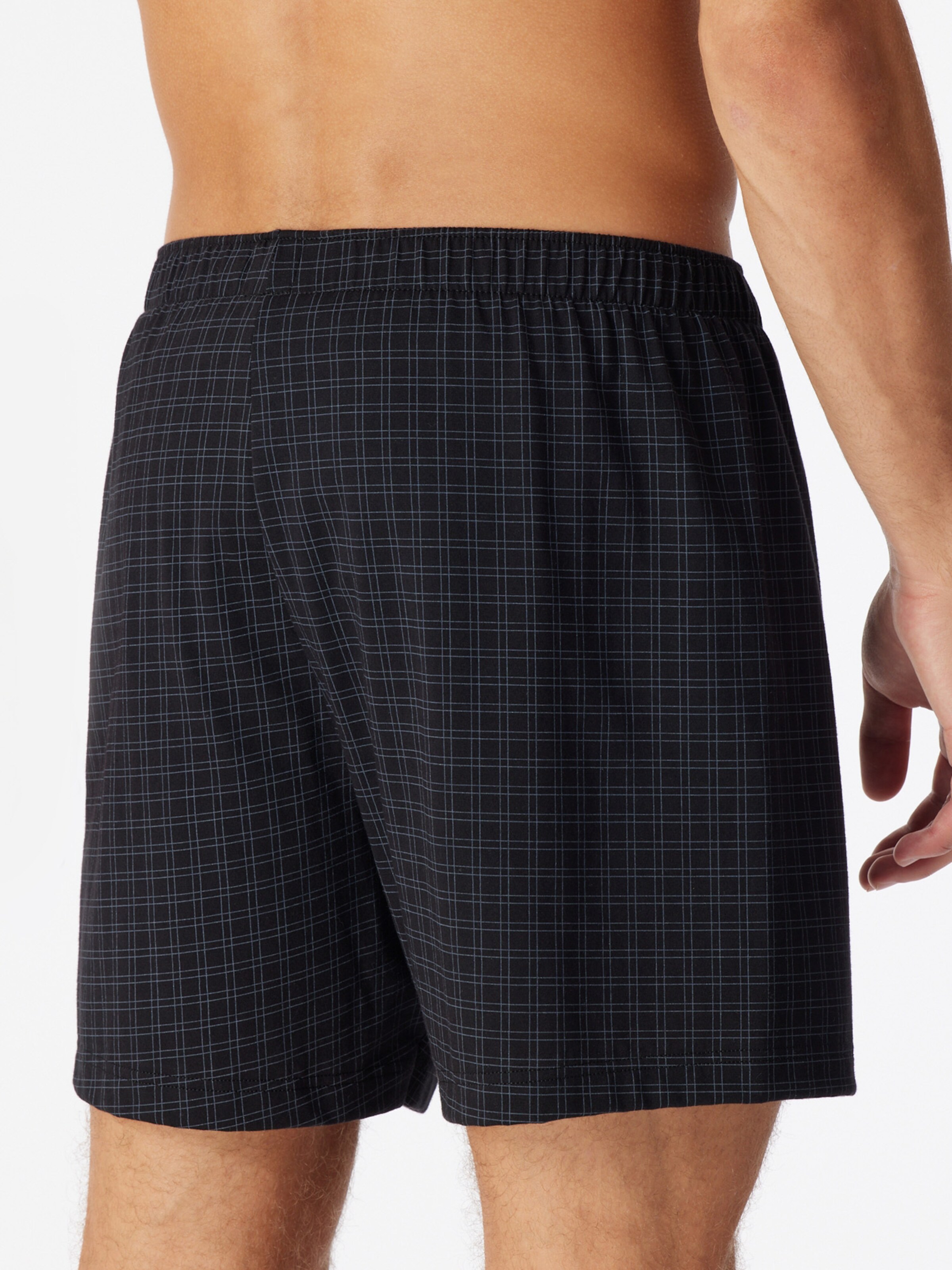 SCHIESSER - Calzoncillo boxer ' Cotton Casuals ' en negro