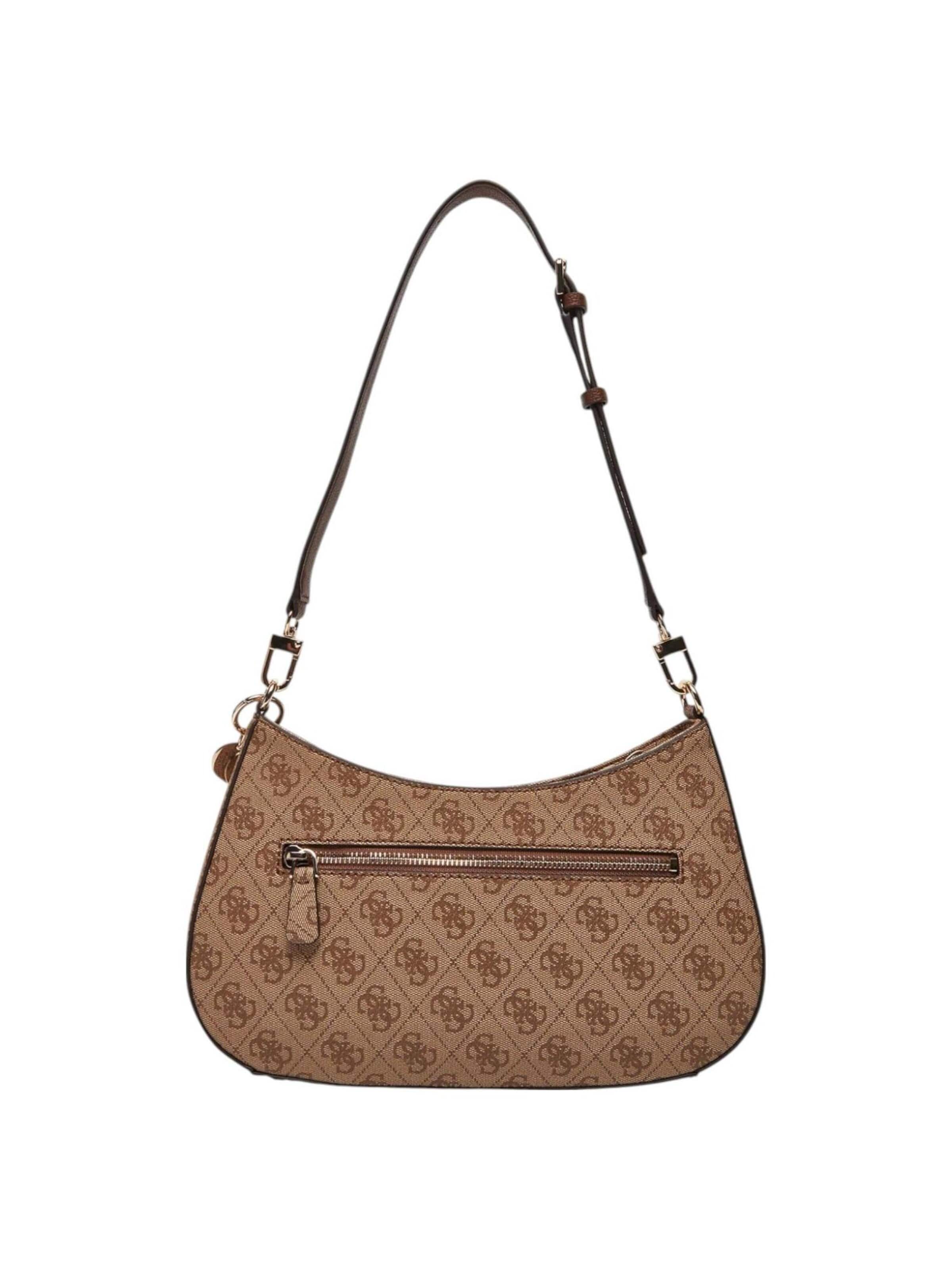 Borsa a spalla 'NOELLE II TOP ZIP SHOULDER BAG HWBG96 72180' di GUESS in beige