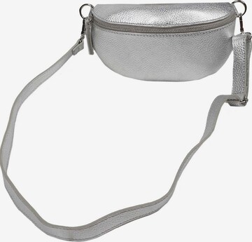 Zwillingsherz Fanny Pack in Silver: front