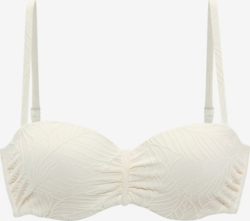 Hauts de bikini LASCANA en blanc : devant