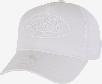 Cappello da baseball 'Boston' di Von Dutch in bianco: frontale