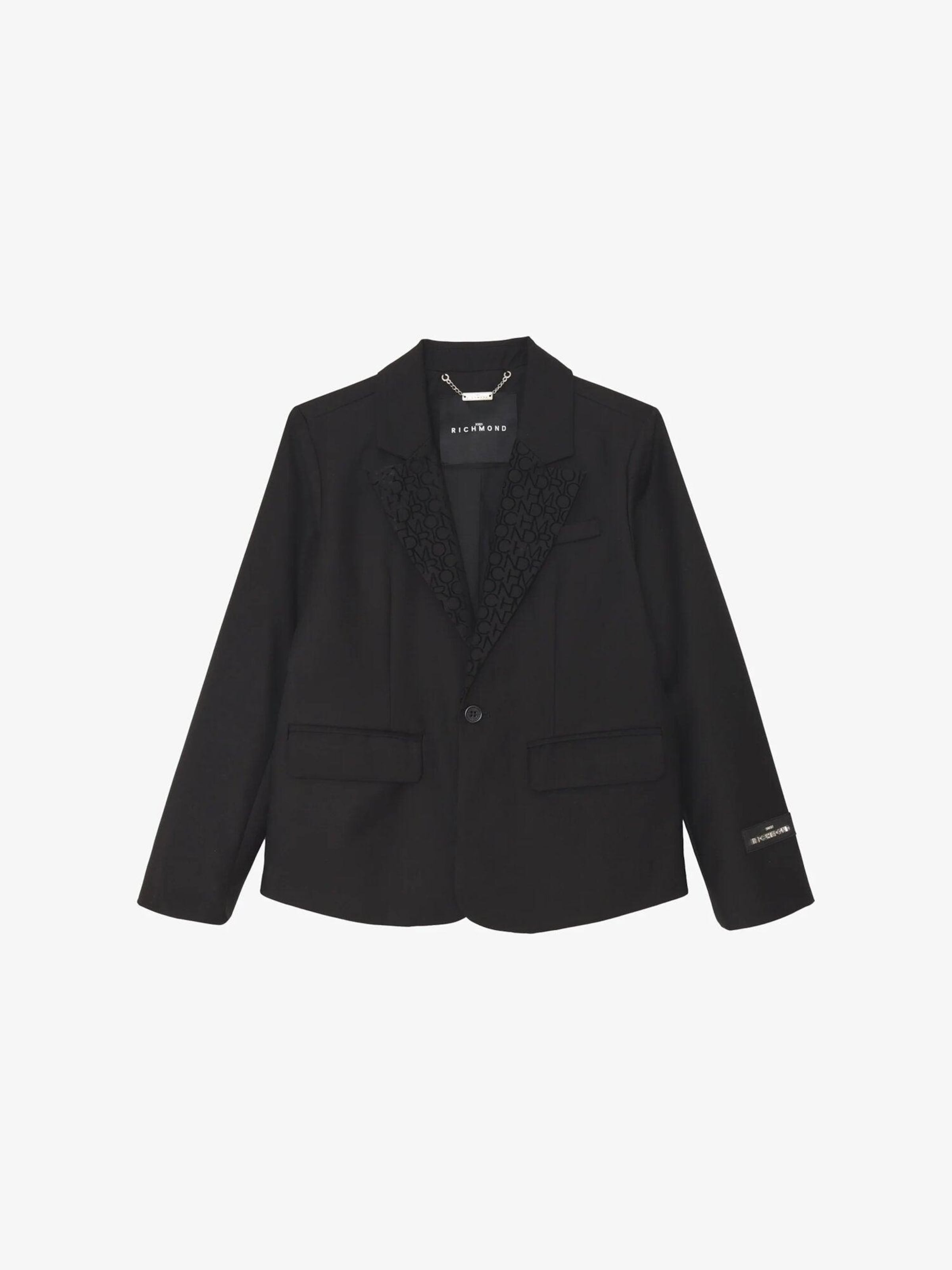 John Richmond Colbert 'Llucid' in Zwart: voorkant