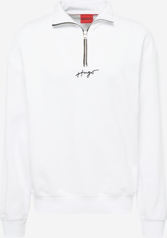 HUGO Sweatshirt 'Dogota' in White: front
