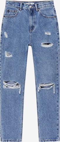 Pull&Bear Jeans in Blauw: voorkant