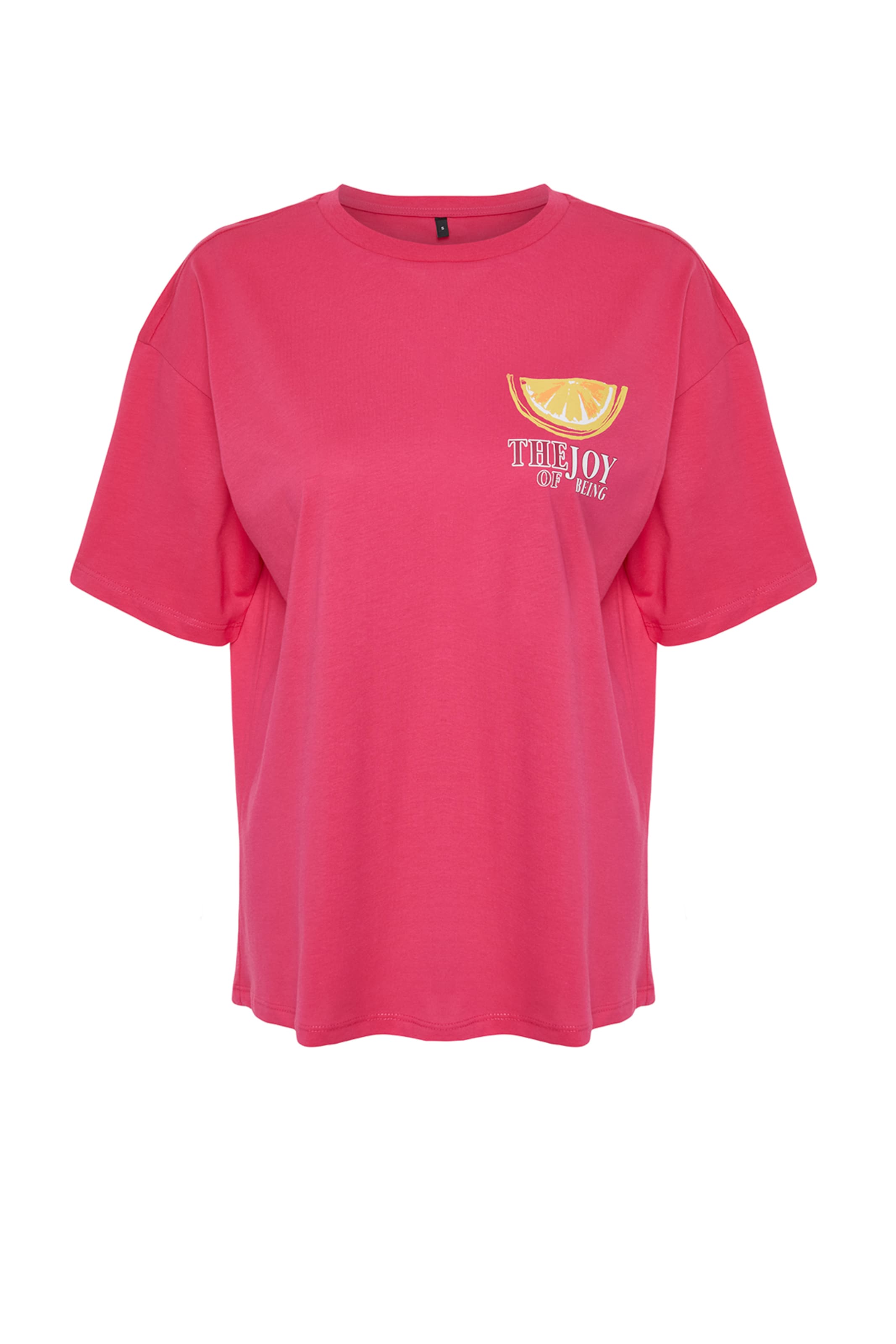 Maglietta in XS Trendyol di colore giallo limone / rosa / bianco, Visualizzazione prodotti
