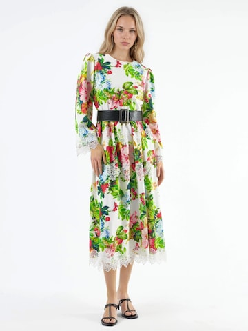 MSN Collection - Vestido em mistura de cores