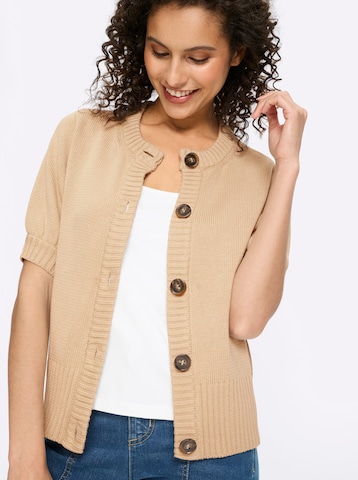 heine Плетена жилетка в бежово