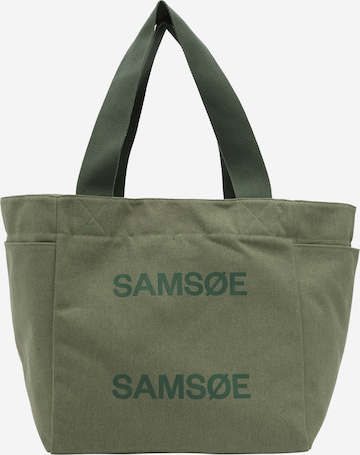 Samsøe Samsøe - Shopper 'Salanita' en verde: frente