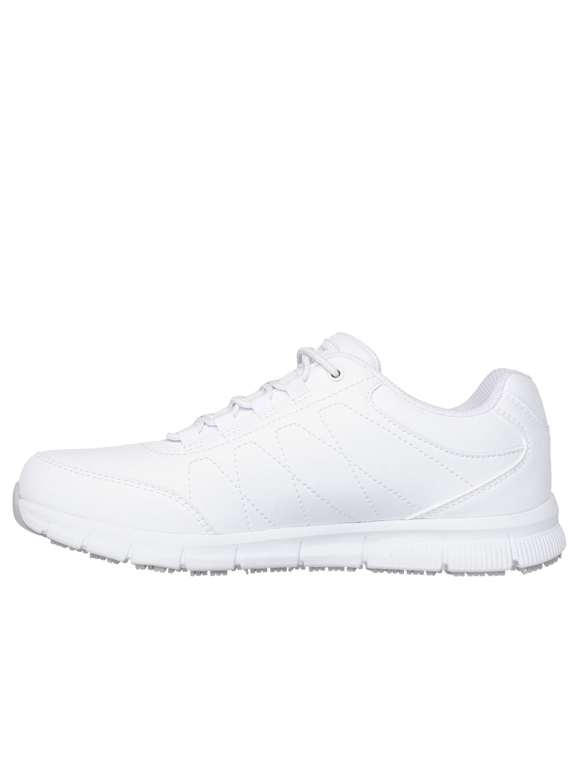 SKECHERS Classic Flats 'OSIL NAMPA' in White: front