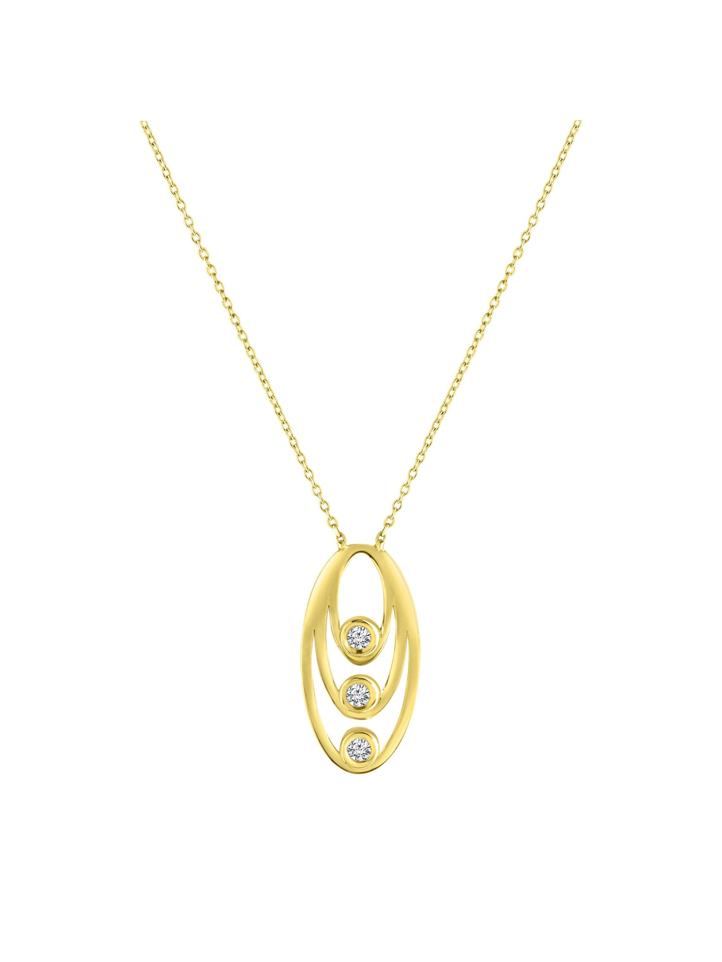 Fascination by Ellen K. Necklace in Yellow: front