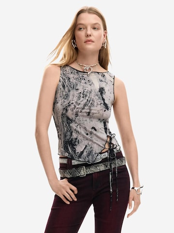Top 'TS_EDIMBURGO 26SWTK12' di Desigual in grigio: frontale