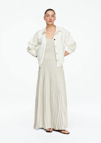 COMMA Strickkleid in Beige