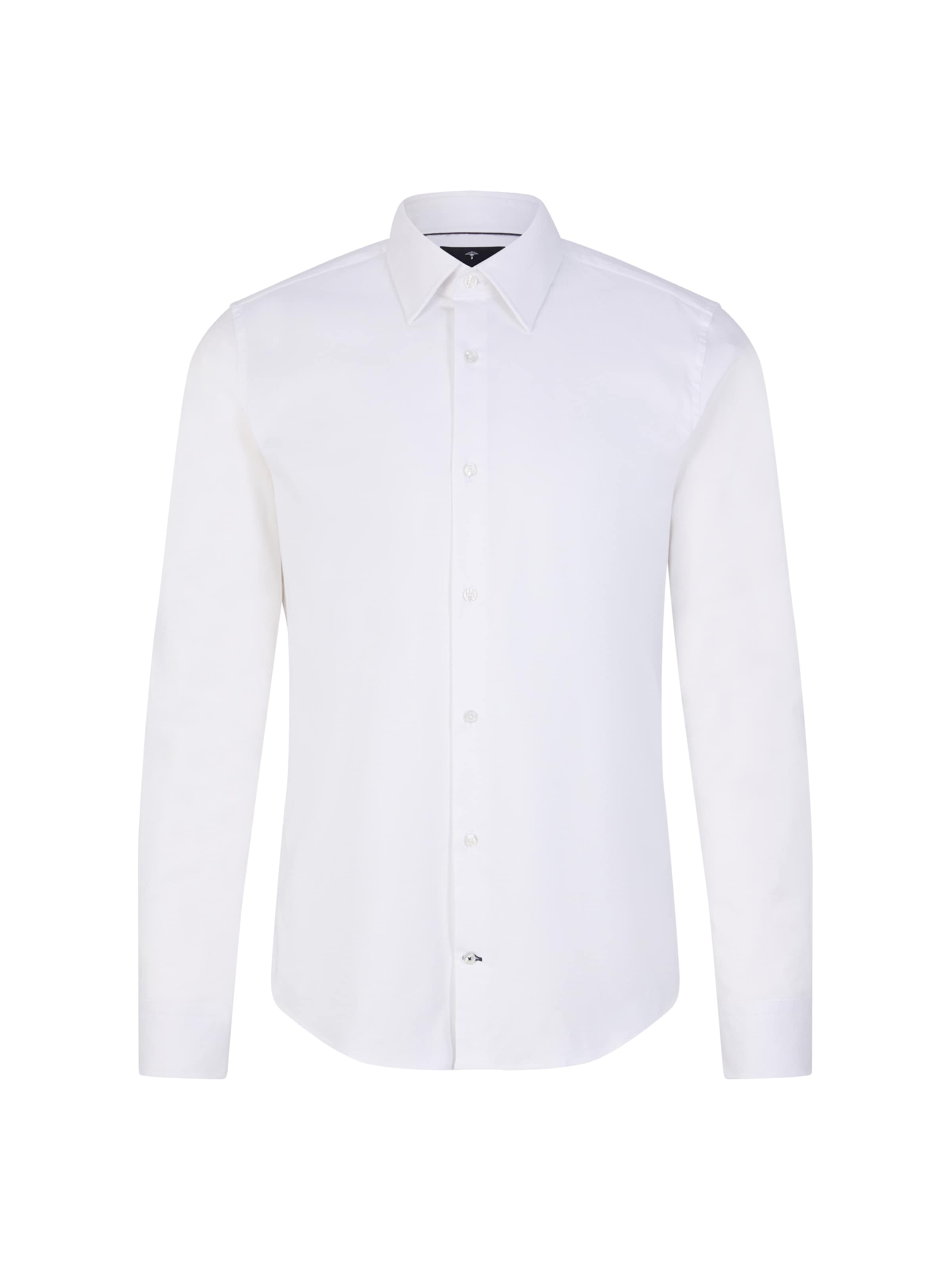 JOOP! Slim fit Button Up Shirt 'Pierce' in White: front