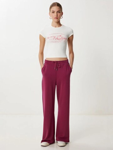 Happiness İstanbul Sportbroek 'Jogginghose' in Lila: voorkant