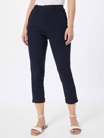 Louche Slim fit Pants in Blue: front