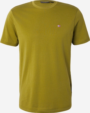 NAPAPIJRI - Camiseta 'SALIS' en verde: frente