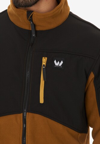 Whistler Athletic Fleece Jacket 'Evo' in Brown