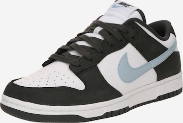 Baskets basses 'DUNK' Nike Sportswear en blanc : devant