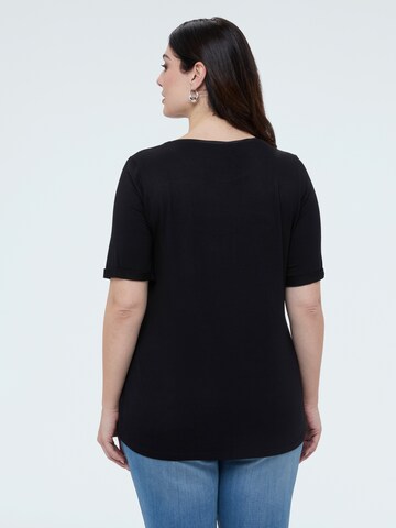 T-shirt Fiorella Rubino en noir