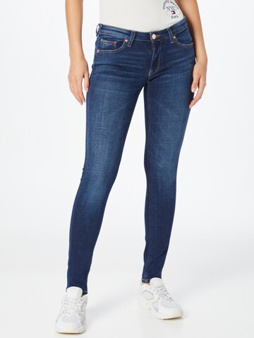 Tommy Jeans - Skinny Vaquero 'SOPHIE' en azul: frente