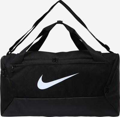 NIKE Sports Bag 'Brasilia 9.5' in Black / natural white, Item view