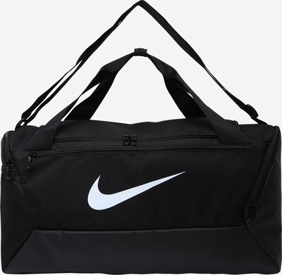 NIKE Sports bag 'Brasilia 9.5' in Black / natural white, Item view