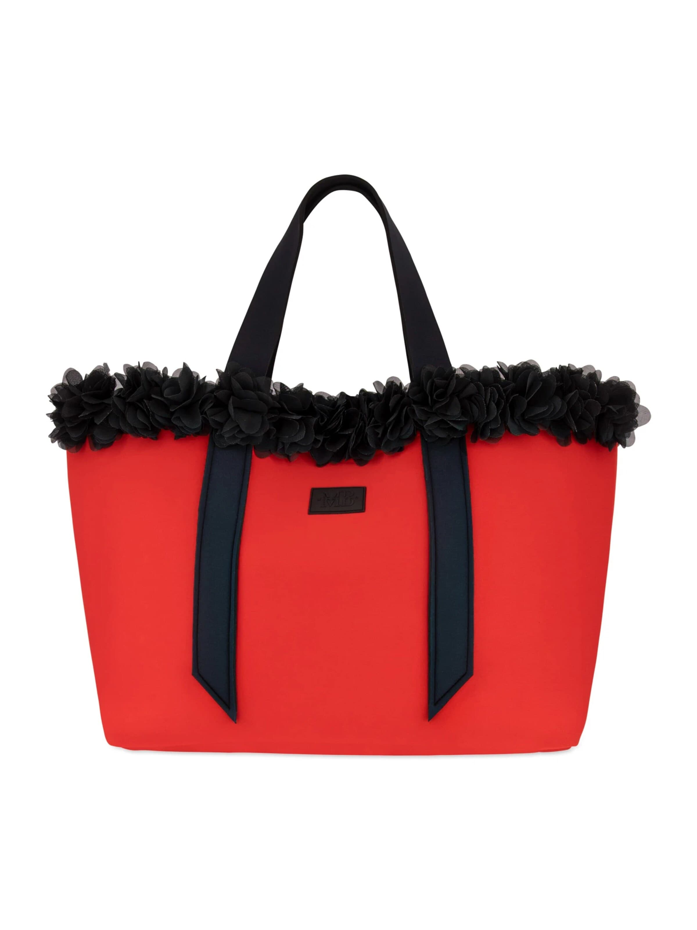 Miami Bag - Bolsa de playa en rojo: frente