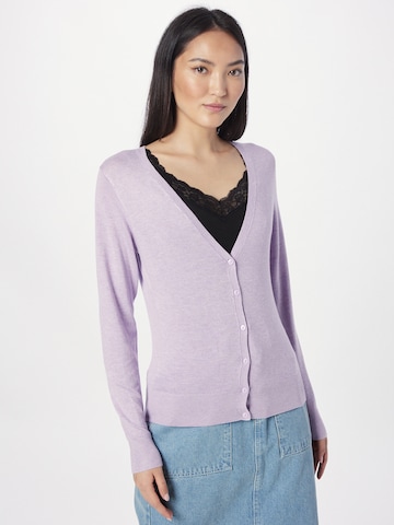 b.young Knit Cardigan 'Pimba' in Purple: front