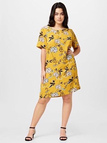 ONLY Carmakoma Dress 'LUXMIE' in Yellow: front