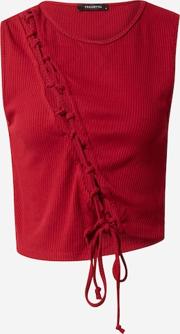 Trendyol Top in Rood: voorkant