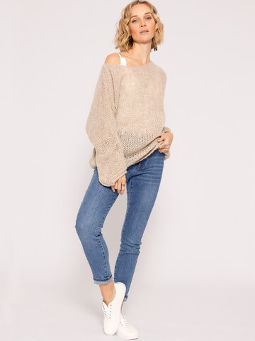 SASSYCLASSY Oversized Sweater in Beige