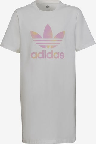 ADIDAS ORIGINALS - Vestido 'Graphic Logo' en gris: frente