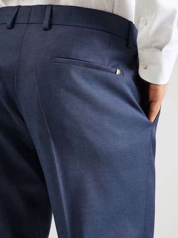 Regular Pantaloni cu dungă 'Genius' de la BOSS pe albastru